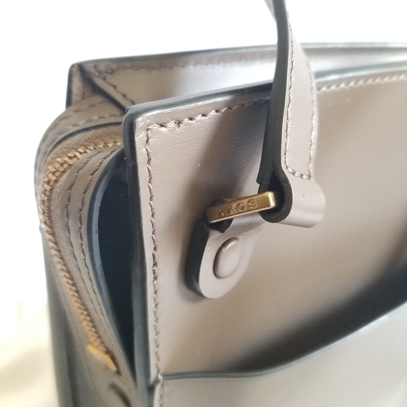 BOYY Buckle Tall Leather Pouch Crossbody Bag Dark Brown - Picture 9 of 11